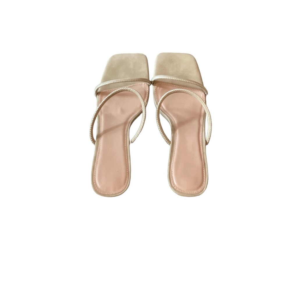 Brand new Cream Strappy High Heeled Sandals